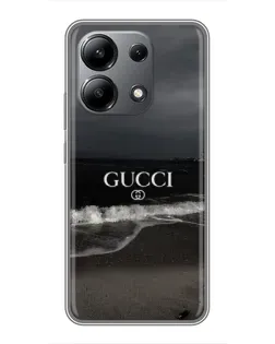 Чехол для Xiaomi Redmi Note 13 (4G) с картинкой «Gucci — морской прибой»