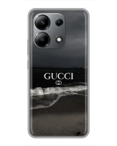Чехол для Xiaomi Redmi Note 13 (4G) с картинкой «Gucci — морской прибой»