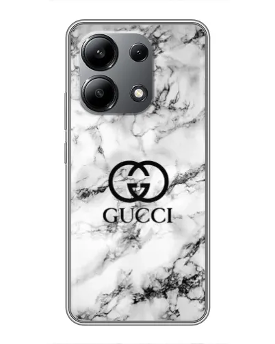 Чехол для Xiaomi Redmi Note 13 (4G) с картинкой «Gucci — мраморный шик»