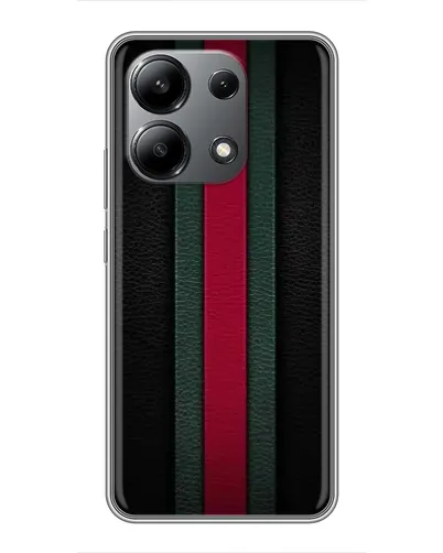 Чехол для Xiaomi Redmi Note 13 (4G) с картинкой «Gucci — неоновая линия»