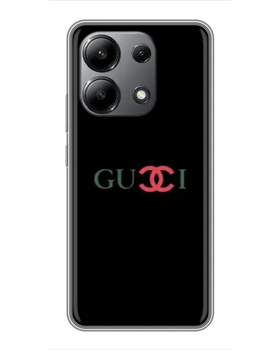 Чехол для Xiaomi Redmi Note 13 (4G) с картинкой «Gucci — красный градиент»