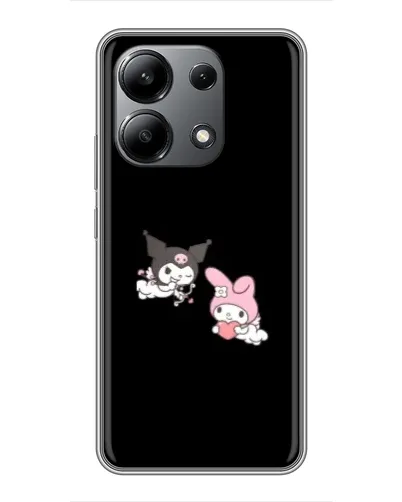 Чехол для Xiaomi Redmi Note 13 (4G) с картинкой «My Melody и Kuromi»