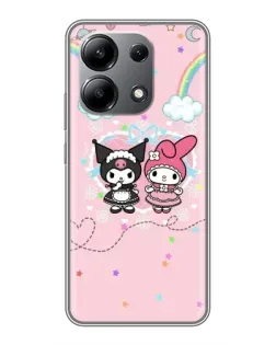 Чехол для Xiaomi Redmi Note 13 (4G) с картинкой «My Melody и Kuromi»