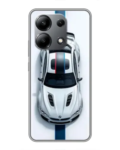 Чехол для Xiaomi Redmi Note 13 (4G) с картинкой «Вид сверху — BMW M»