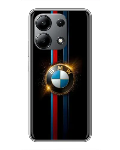 Чехол для Xiaomi Redmi Note 13 (4G) с картинкой «BMW M-Power неон»