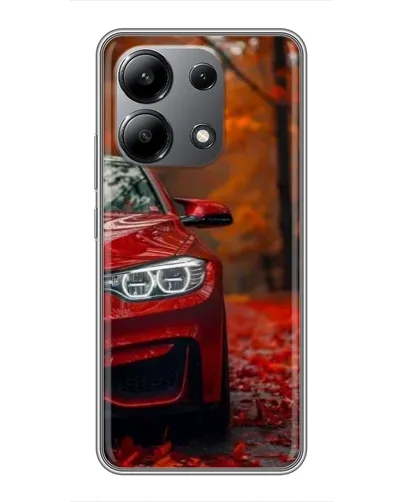 Чехол для Xiaomi Redmi Note 13 (4G) с картинкой «Осенняя BMW M4»