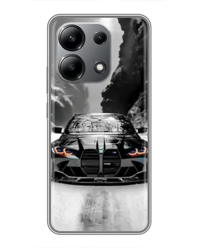 Чехол для Xiaomi Redmi Note 13 (4G) с картинкой «BMW — акварельный дрифт» Чехол для Xiaomi Redmi Note 13 (4G) с картинкой «BMW — акварельный дрифт»