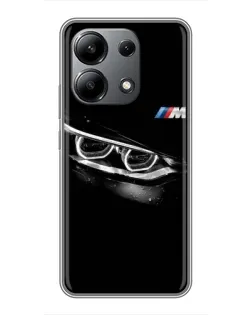 Чехол для Xiaomi Redmi Note 13 (4G) с картинкой «BMW — взгляд тигра»