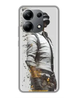 Чохол для Xiaomi Redmi Note 13 (4G) з картинкою «PUBG — боєць у пилу»