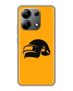 Чохол для Xiaomi Redmi Note 13 (4G) з картинкою «PUBG — золотий шолом»
