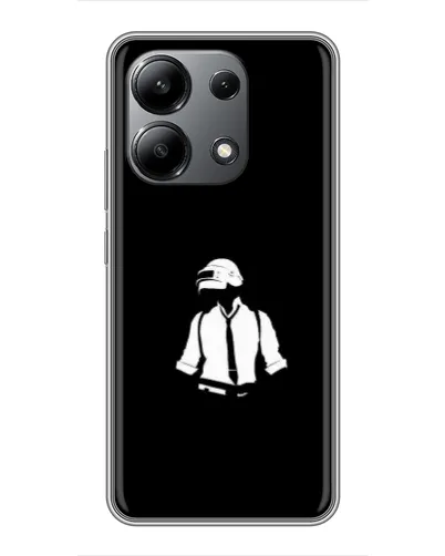 Чохол для Xiaomi Redmi Note 13 (4G) з картинкою «PUBG — білий шолом» Чохол для Xiaomi Redmi Note 13 (4G) з картинкою «PUBG — білий шолом»