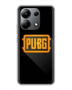 Чохол для Xiaomi Redmi Note 13 (4G) з картинкою «PUBG — рамка лого»