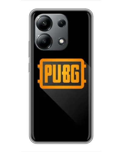 Чохол для Xiaomi Redmi Note 13 (4G) з картинкою «PUBG — рамка лого» Чохол для Xiaomi Redmi Note 13 (4G) з картинкою «PUBG — рамка лого»