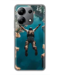 Чохол для Xiaomi Redmi Note 13 (4G) з картинкою «PUBG — вільне падіння»