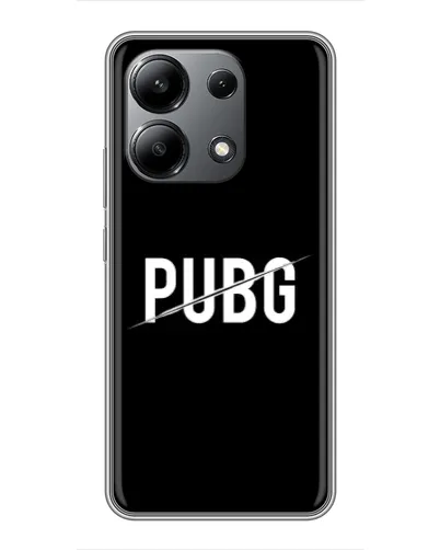 Чохол для Xiaomi Redmi Note 13 (4G) з картинкою «PUBG — білий логотип» Чохол для Xiaomi Redmi Note 13 (4G) з картинкою «PUBG — білий логотип»
