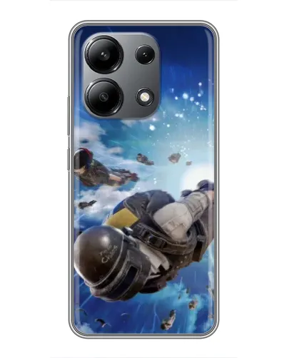Чохол для Xiaomi Redmi Note 13 (4G) з картинкою «Десант PUBG — стрибок» Чохол для Xiaomi Redmi Note 13 (4G) з картинкою «Десант PUBG — стрибок»