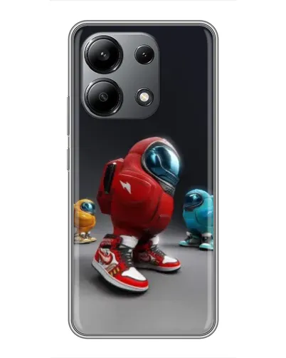 Чохол для Xiaomi Redmi Note 13 (4G) з картинкою «Among Us — 3D стиль»