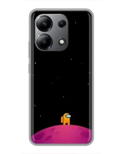 Чехол для Xiaomi Redmi Note 13 (4G) с картинкой «Одинокий герой на планете»
