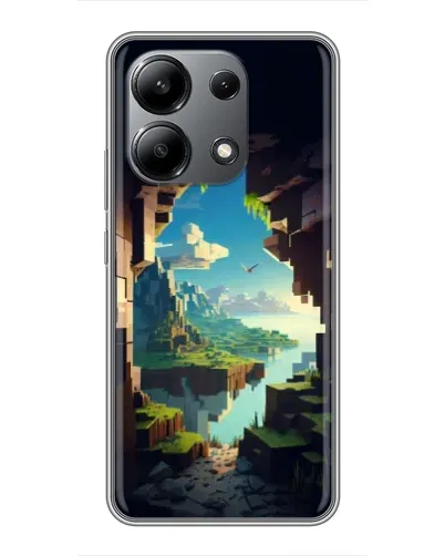 Чехол для Xiaomi Redmi Note 13 (4G) с картинкой «Вид из пещеры»