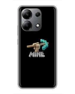 Чехол для Xiaomi Redmi Note 13 (4G) с картинкой «Алмазная кирка»