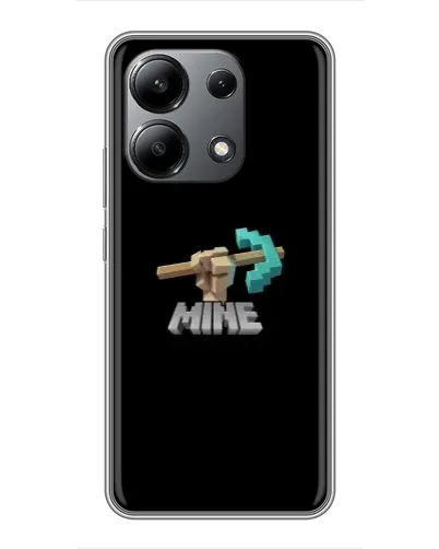 Чехол для Xiaomi Redmi Note 13 (4G) с картинкой «Алмазная кирка»