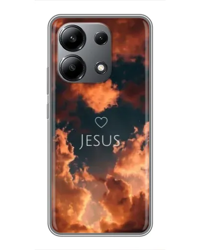 Чехол для Xiaomi Redmi Note 13 (4G) с картинкой «Сияние Имени Jesus»