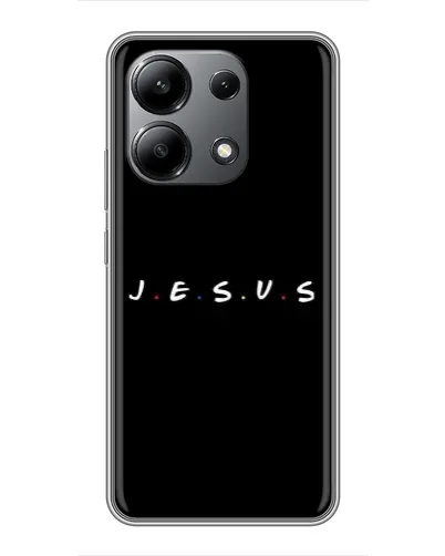 Чехол для Xiaomi Redmi Note 13 (4G) с картинкой «Точки веры J.E.S.U.S.»