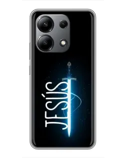Чехол для Xiaomi Redmi Note 13 (4G) с картинкой «Меч Духа Jesus»