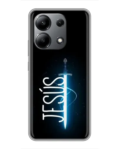 Чехол для Xiaomi Redmi Note 13 (4G) с картинкой «Меч Духа Jesus»