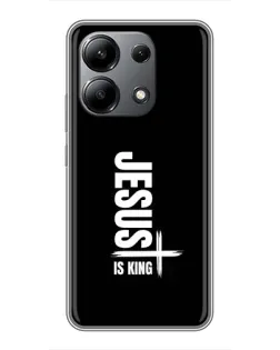 Чехол для Xiaomi Redmi Note 13 (4G) с картинкой «Вертикаль веры Jesus»
