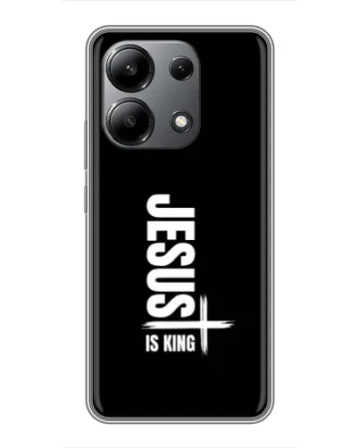 Чехол для Xiaomi Redmi Note 13 (4G) с картинкой «Вертикаль веры Jesus»