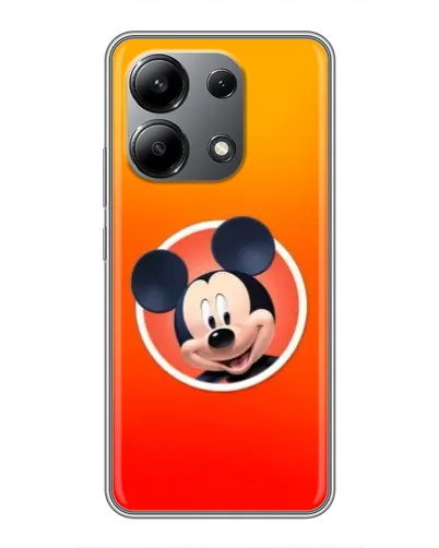Чехол для Xiaomi Redmi Note 13 (4G) с картинкой «Mickey в круге»