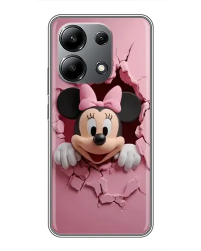 Чехол для Xiaomi Redmi Note 13 (4G) с картинкой «Минни сквозь стену»