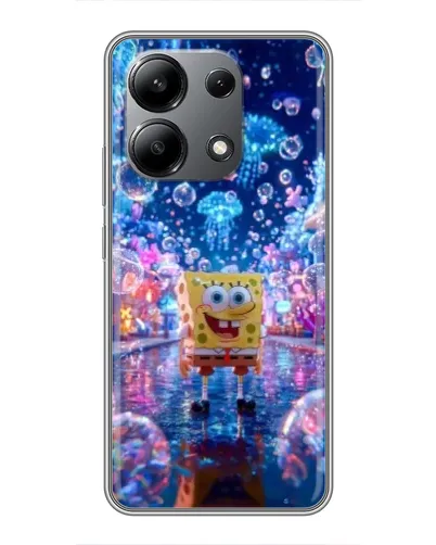 Чехол для Xiaomi Redmi Note 13 (4G) с картинкой «Неоновый океан»