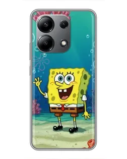 Чехол для Xiaomi Redmi Note 13 (4G) с картинкой «Подводный привет»