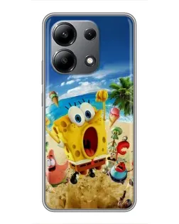 Чехол для Xiaomi Redmi Note 13 (4G) с картинкой «Развлечения на пляже»