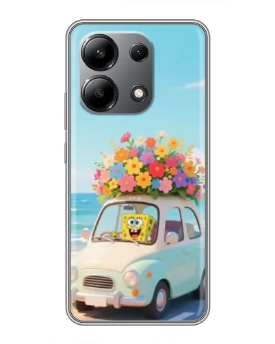 Чехол для Xiaomi Redmi Note 13 (4G) с картинкой «Автомобильное путешествие»