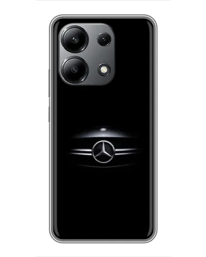 Чехол для Xiaomi Redmi Note 13 (4G) с картинкой «Mercedes — абстрактные линии»