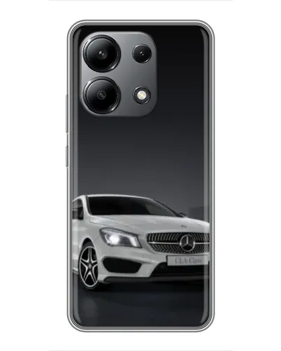Чехол для Xiaomi Redmi Note 13 (4G) с картинкой «Mercedes AMG GT Silver»