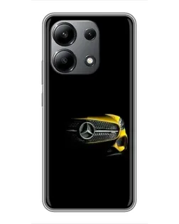 Чехол для Xiaomi Redmi Note 13 (4G) с картинкой «Mercedes — ретро стиль»