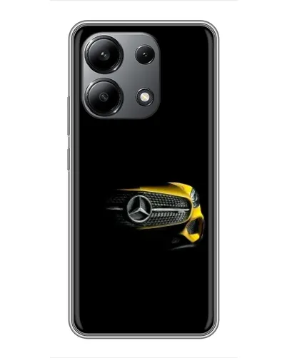 Чехол для Xiaomi Redmi Note 13 (4G) с картинкой «Mercedes — ретро стиль»