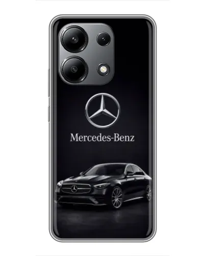 Чехол для Xiaomi Redmi Note 13 (4G) с картинкой «Mercedes — решетка радиатора»