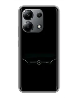 Чехол для Xiaomi Redmi Note 13 (4G) с картинкой «Mercedes Stealth Look»