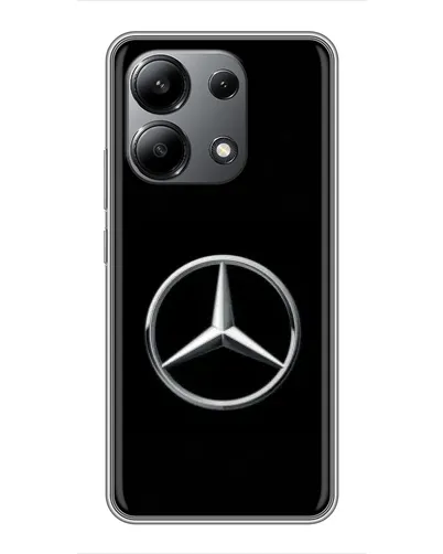 Чехол для Xiaomi Redmi Note 13 (4G) с картинкой «Mercedes классический лого»