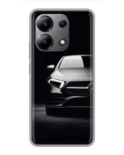 Чехол для Xiaomi Redmi Note 13 (4G) с картинкой «Свет фар Mercedes»