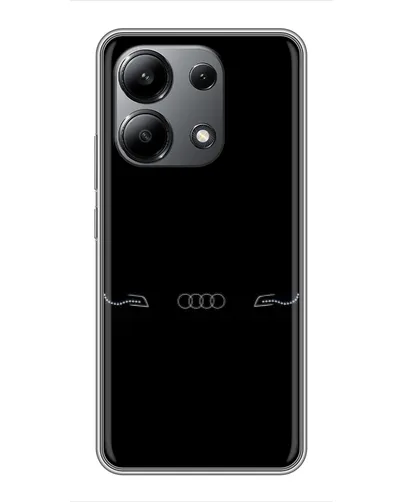 Чехол для Xiaomi Redmi Note 13 (4G) с картинкой «Audi — световой подпись»