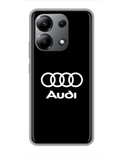 Чехол для Xiaomi Redmi Note 13 (4G) с картинкой «Классическое лого Audi»