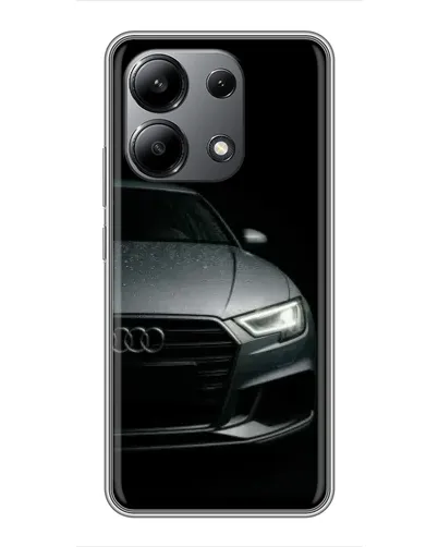 Чехол для Xiaomi Redmi Note 13 (4G) с картинкой «Audi — детализация кузова»