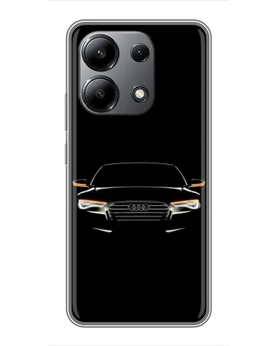 Чехол для Xiaomi Redmi Note 13 (4G) с картинкой «Audi — ночной контур»