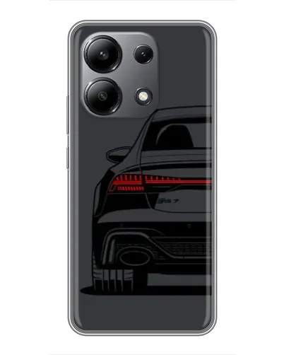 Чехол для Xiaomi Redmi Note 13 (4G) с картинкой «Задняя часть Audi — арт»